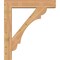 Ekena Millwork Olympic Block Smooth Bracket w/ Offset Brace, Western Red Cedar, 7 1/2"W x 38"D x 44"H BKT0806X38X44OLY05SWR - alternate 3